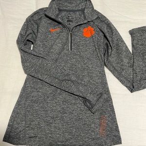 Clemson Nike Dri Fit Quarter Zip